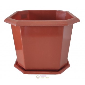 Кашпо восьмигранне 230*230 мм